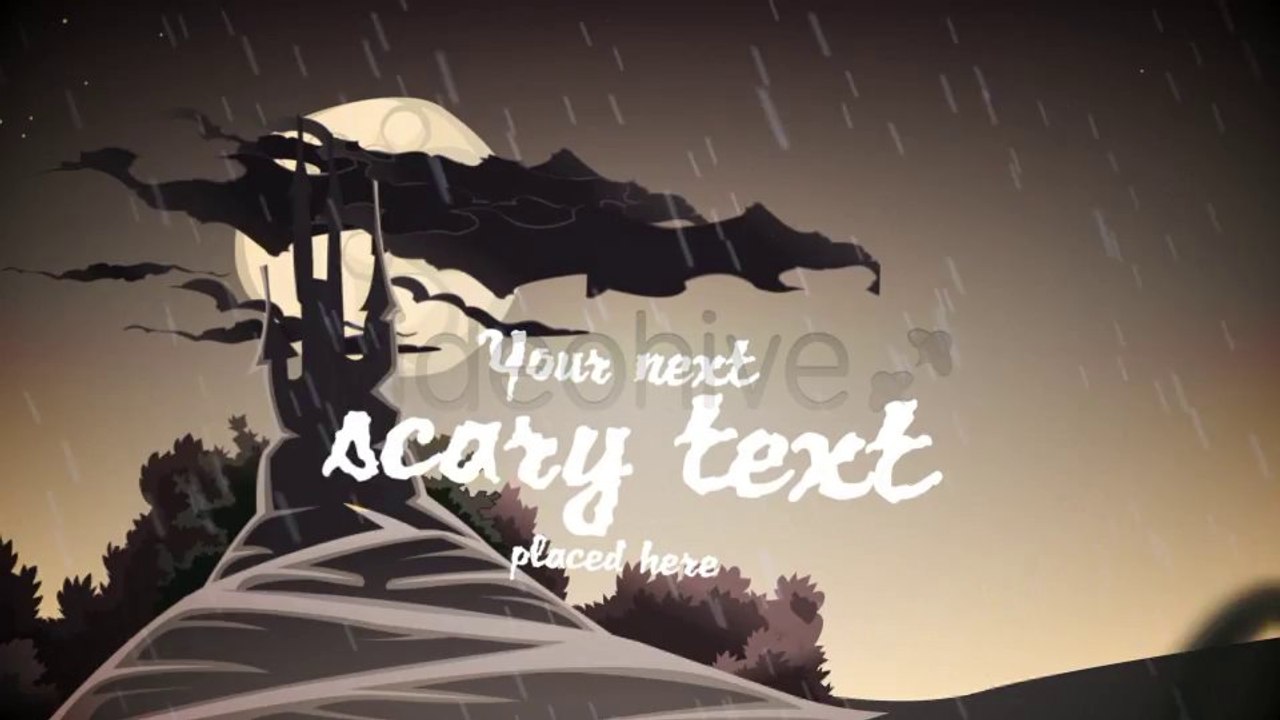 Halloween Castle - After Effects Template