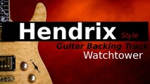 Rock Backing Track for Guitar in A Minor - Watchtower