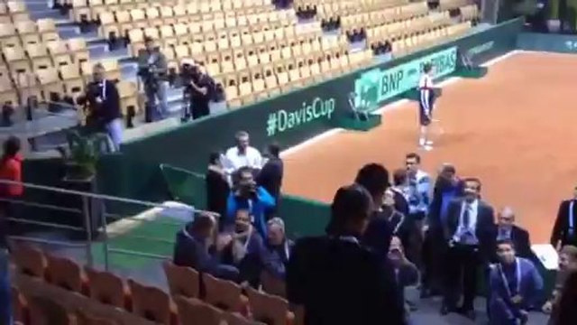 Coupe Davis : la popularité de Tsonga ne se dément pas