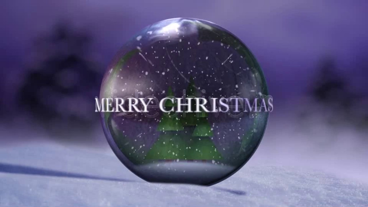 Christmas Snow Globe - After Effects Template