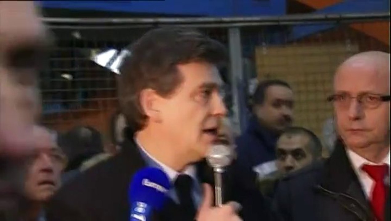 Montebourg aux salariés de Mory Ducros : "Le dialogue n'est pas rompu"