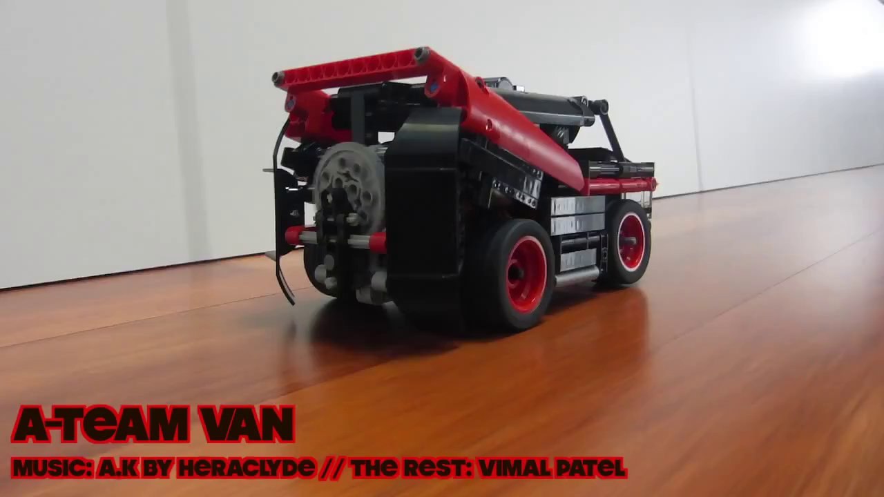 Le van de "L'agence tout risque" en Lego