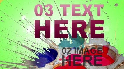 30 Second custom animation Paint Splash