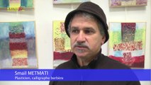 Smaïl Metmati, calligraphe berbère invité par l'assocation Identités et Partage