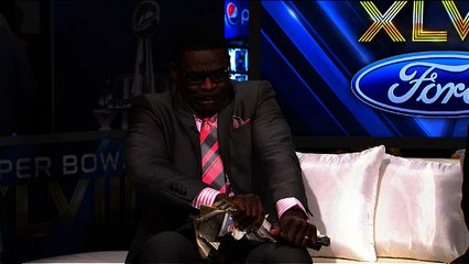 Irvin tears a phone book in half