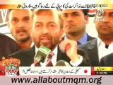MQM Dr Farooq Sattar talk to media about Peace talk with Taliban outside Parliament House.