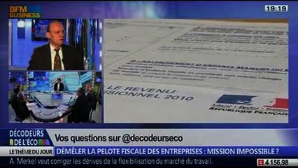 Démêler la pelote fiscale des entreprises : mission impossible ?, dans Les Décodeurs de l'éco - 29/01 1/5