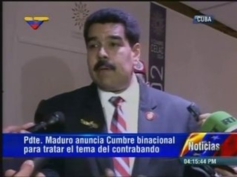 Maduro acuerda con Santos trabajar para triturar el contrabandismo en Venezuela