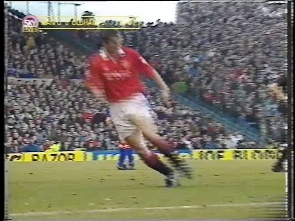 Oldham Athletic v Man Utd FA CUP 1994 Replay First Half