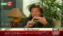 Imran Khan's views on Operations in Waziristan