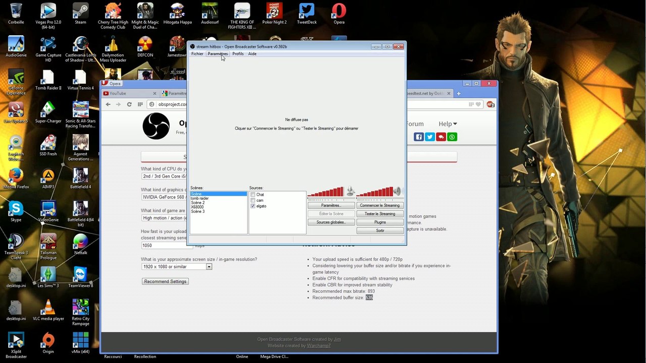 [Tuto] Mes réglages sous OBS