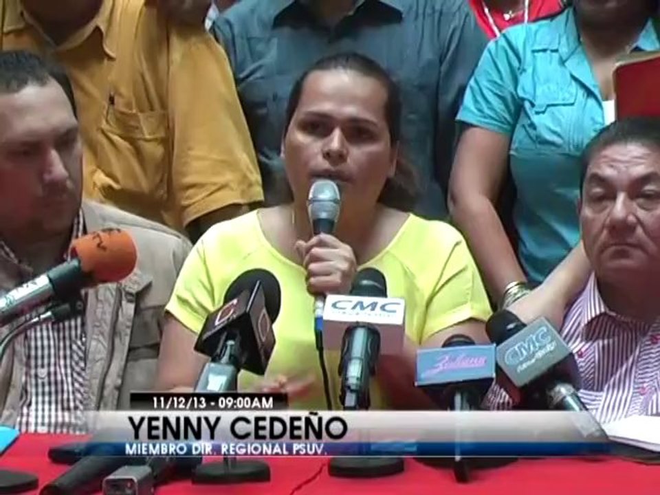 PSUV muestra pruebas de alianza de Francisco y Jorge Cortez - 11.12.13