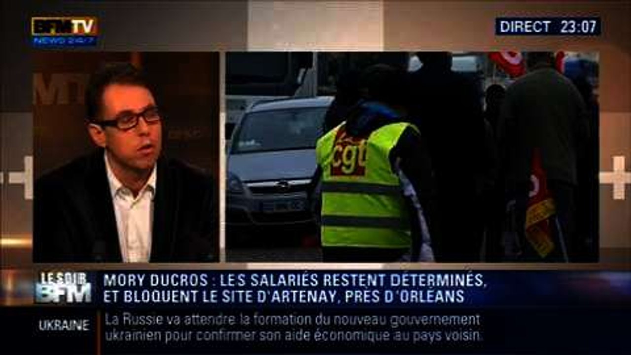 Le Soir BFM: Mory Ducros: opération “coup de poing” des syndicats - 29/01 2/4