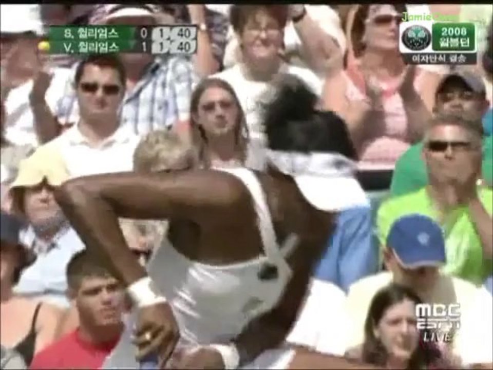 Venus Williams vs Serena Williams 2008 Wimbledon Highlights