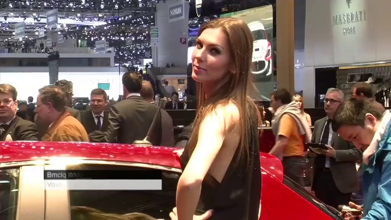 Excès de vitesse : A la rencontre des hôtesses du salon de Genève 2012