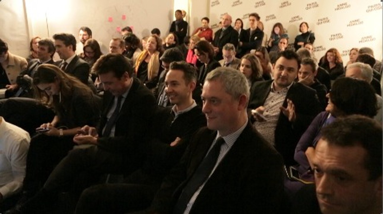 Support party au QG d'Anne Hidalgo pour #LeDébatParis