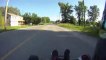 Un karting à moteur de moto
