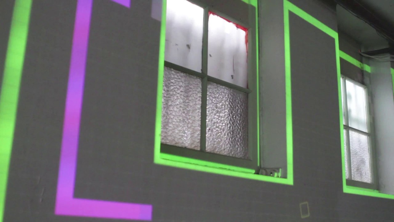 Jouez à Snake en projection mapping