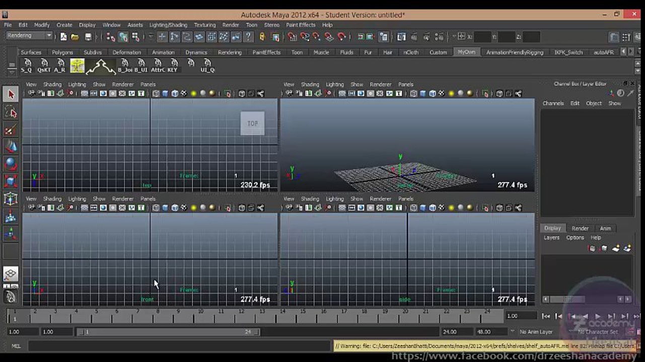 Maya Video Training ::.. Lesson 2_GUI Basics (Language Urdu)