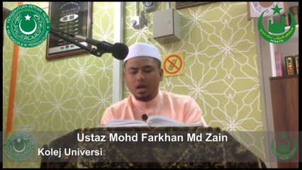 Iman Dan Kehidupan (Siri 32) - Ustaz Mohd Farkhan Md Zain - 30 JAN 2014