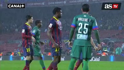 copa del rey 13/14 4º vuelta barça 5-levante 1