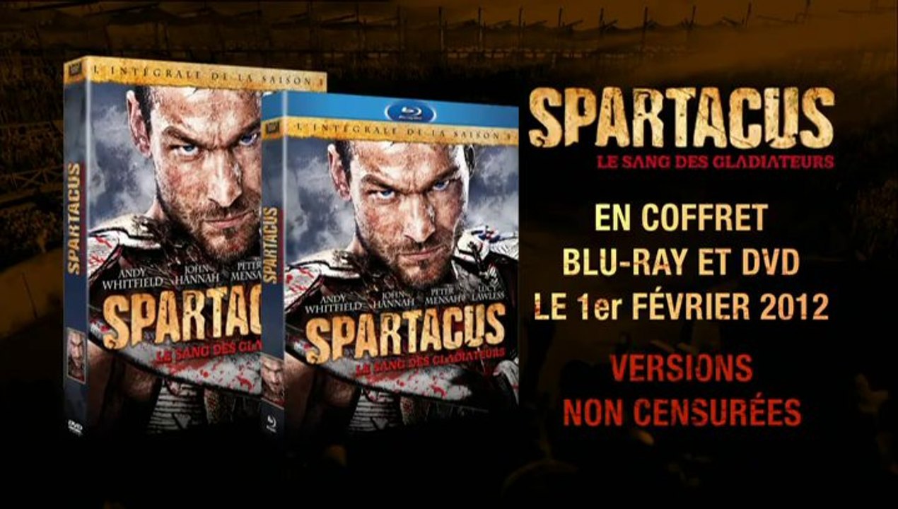 Spartacus Le Sang des gladiateurs Saison 1 en DVD et Blu-ray