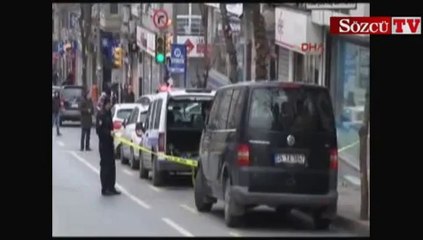 Banka önünde "metal kutu" alarmı