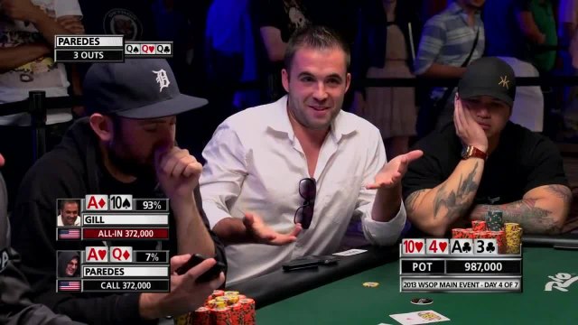 Bad Beat au Poker lors des WSOP