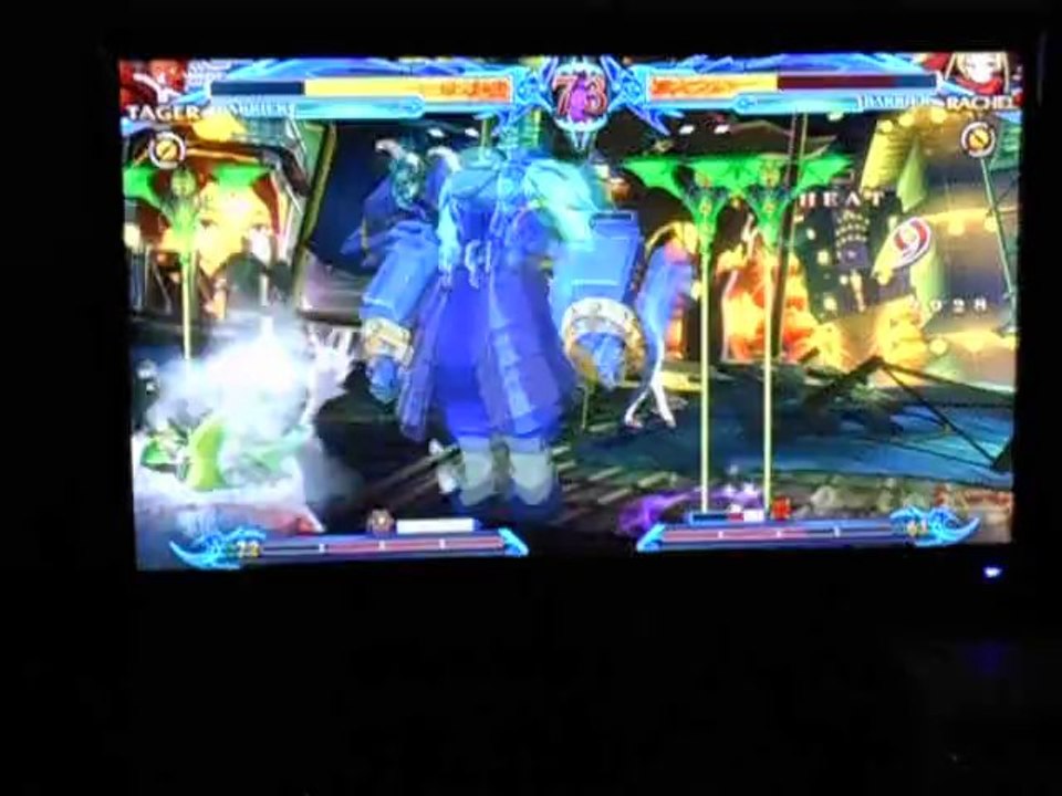Blazblue mini tourney Dec 21 2013 - Mark G (Tager) vs Jack (Rachel) GF