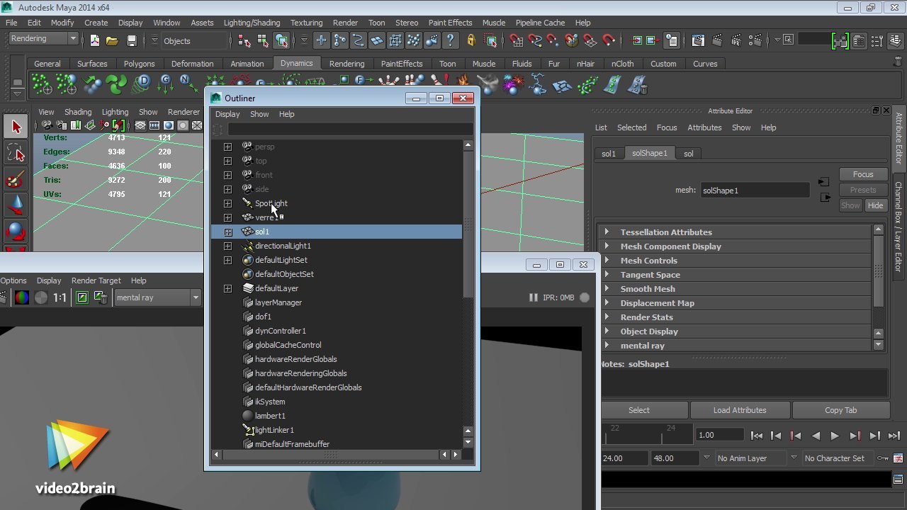 Tutoriel Maya 2014 : Créer des caustiques | video2brain.com