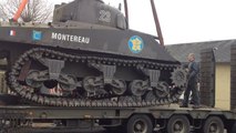 Le char Montereau s'en va