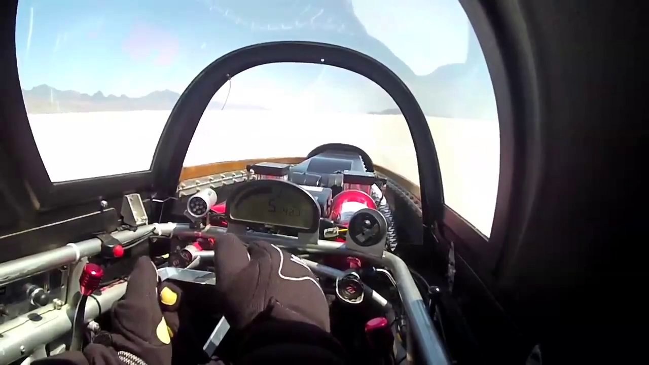 Un record du monde de vitesse en caméra embarquée