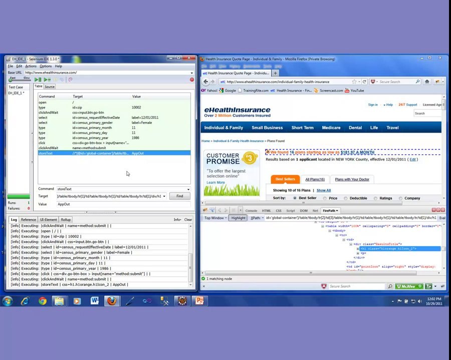 TrainingRite(1).com Selenium Learning Videos - Selenium IDE Video 3