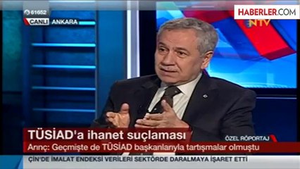 Arınç: Zaman Zaman Bilerek TÜSİAD'a Sırt Döndük