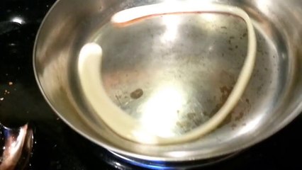 Beer Poured Into Hot Pan Reacts Amazingly