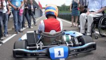 Sébastien Loeb test un karting électrique