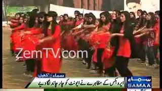 Girls perfomance in Inter University Cricket Championship in Lahore