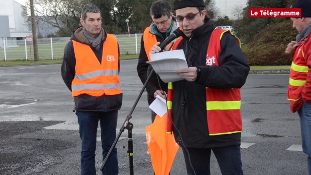 Lannion. Débrayage à Alcatel-Lucent