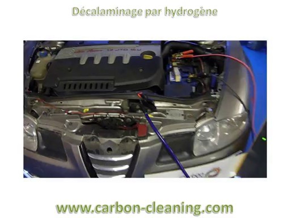 Décalaminage moteur sur alfa GT 1l9 jtd avec Carbon Cleaning