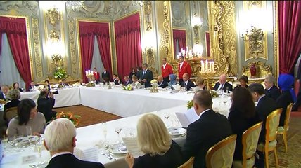 İtalya Cumhurbaşkanı Napolitano, Bay Ve Bayan Gül Onuruna Akşam Yeği Verdi