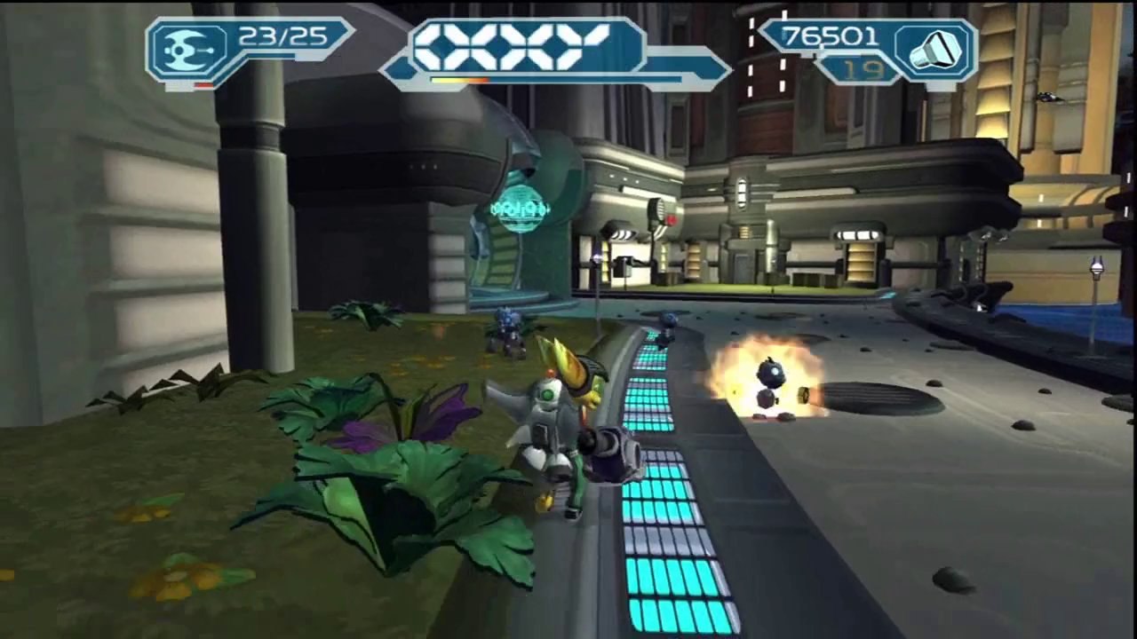 Ratchet & Clank 2 - Planète Notak, Canal City : Explore la promenade