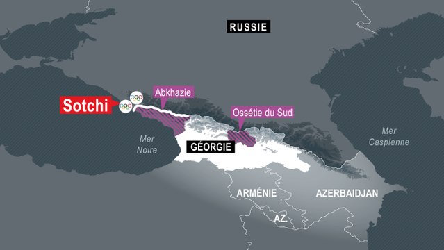 JO de Sotchi : comprendre la situation dans le Caucase en 3 minutes