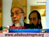 MQM Wasay Jalil on Munawar Hussains statement Osama Bin Laden still alive in our hearts