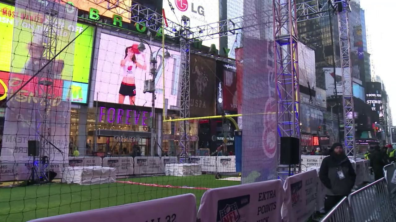 Nueva York se prepara para Superbowl