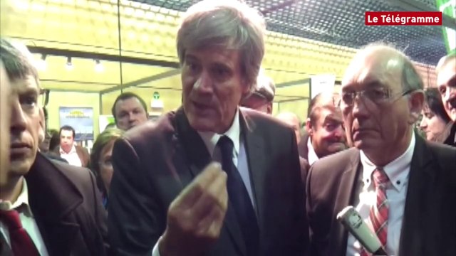 Saint-Brieuc. Stéphane Le Foll inaugure le salon Biogaz