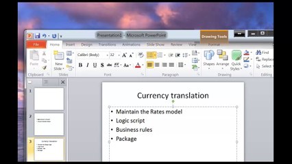 SAP BPC - Currency Conversion Tutorial