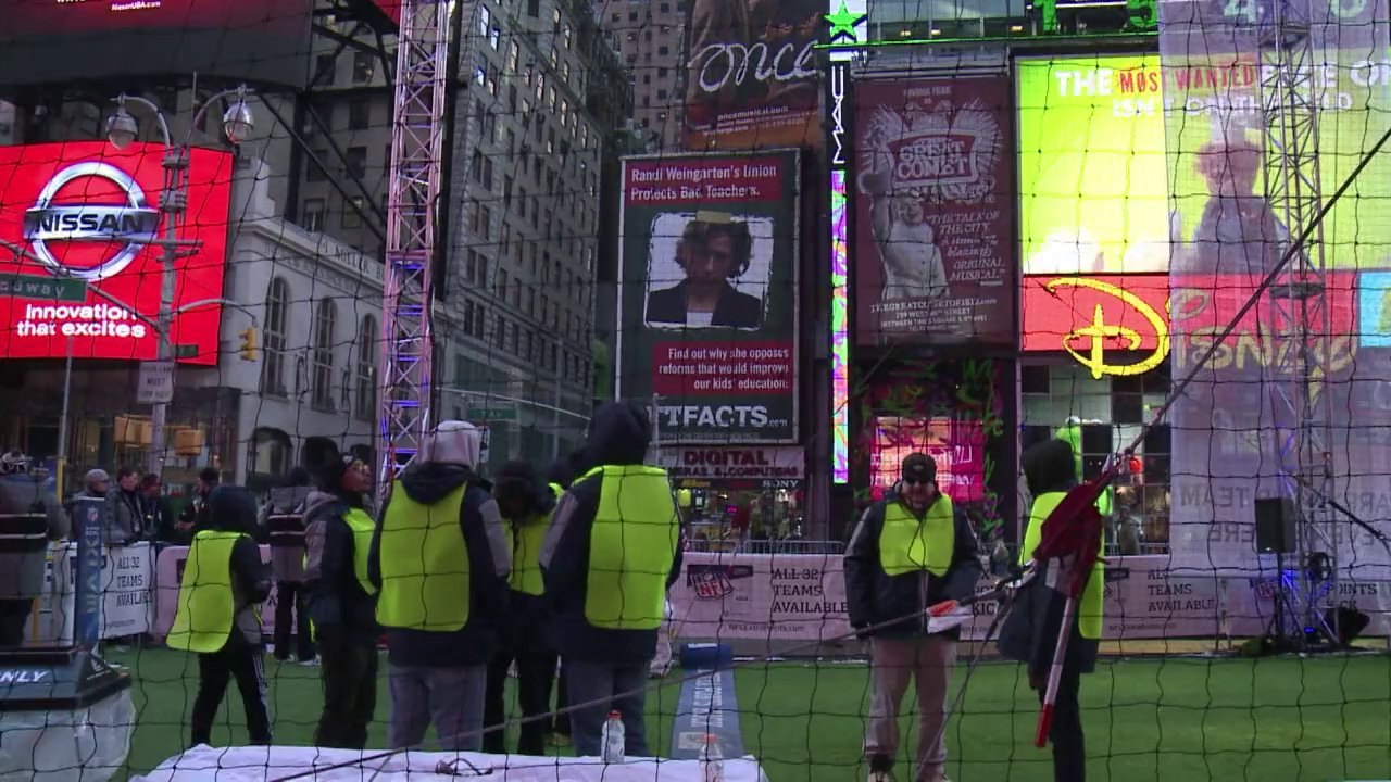 NY no clima do Super Bowl