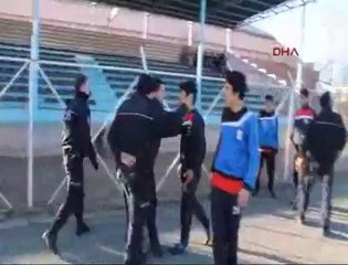 Malatya'da amatör maçta kavga