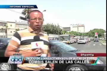Reforma de transporte en Lima dejaría sin trabajo a 250 mil personas
