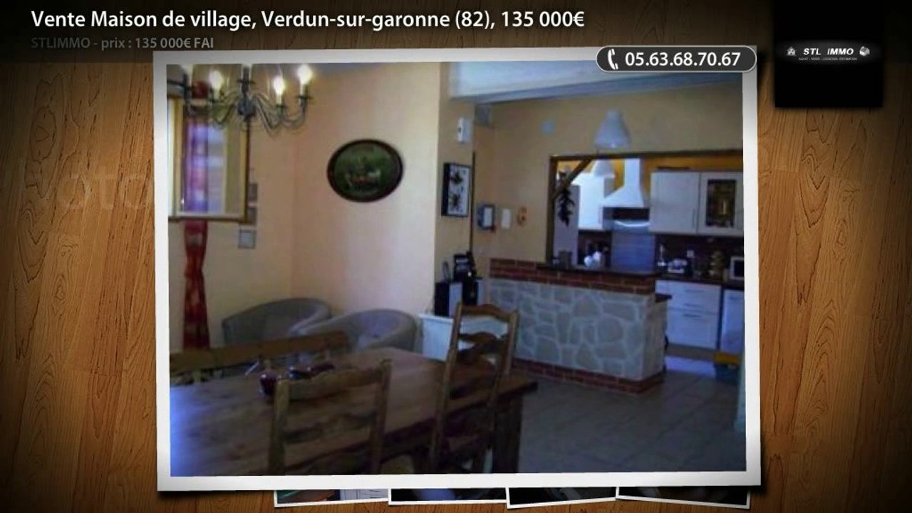 Vente Maison de village, Verdun-sur-garonne (82), 135 000€